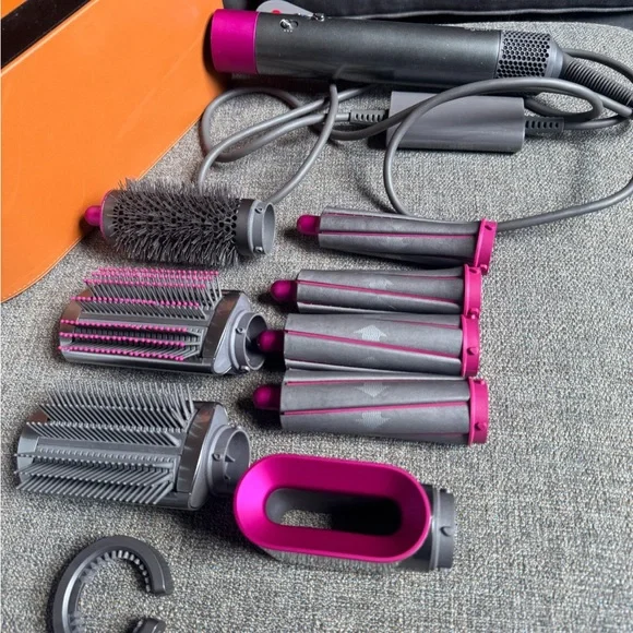Dyson Hair Styling Set - Pink and Gray Dyson Hair Styling Set with Pink and Gray Styling main image 2